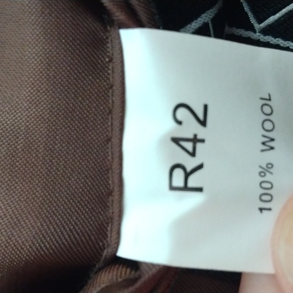 Jos. A. Bank Signature Collection Brown Wool Plaid/Glen Check Sport Jacket  42R - Picture 9 of 14